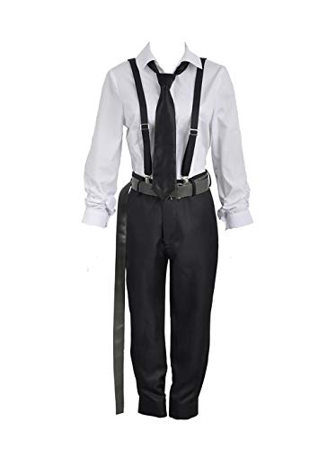Cos-Animefly Anime Bungo Stray Dogs Nakajima Atsushi Cosplay Costume Halloween Party Suit for Men Women