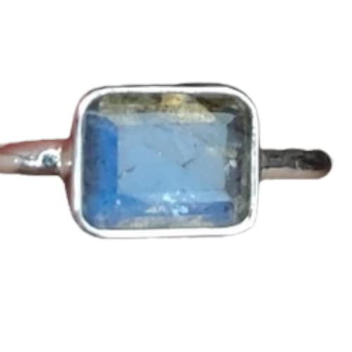 Labradorite Ring, Minimalist Ring, Women Ring, 925 Solid Sterling Silver Ring, Handmade Ring, Statement Ring, Labradorite Gemstone Ring (Size-14.50)