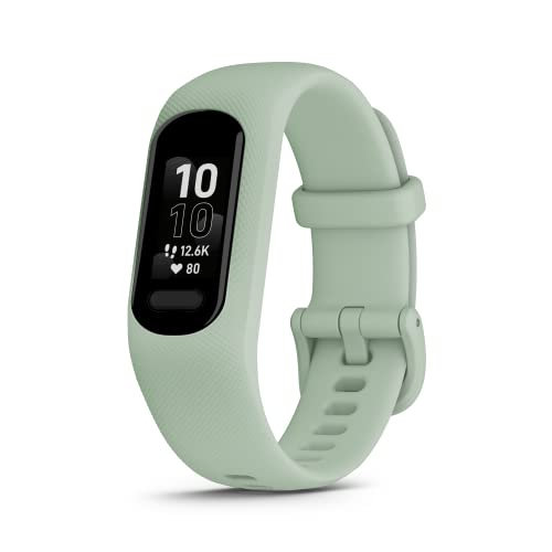 Garmin vívosmart 5, Fitness Tracker, Long-Lasting Battery, Simple Design, Cool Mint