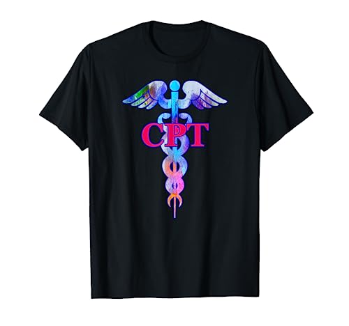 Certified Phlebotomy Technician CPT Caduceus Medical Symbol T-Shirt
