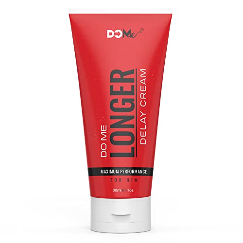 Do Me - Delay Cream - Premium Male Genital Desensitizer Cream - with Lidocaine - Climax Control for Men to Last Longer in Bed - 1oz (30mL)