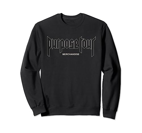 Justin Bieber Official Outline Purpose Tour Dateback Sweatshirt