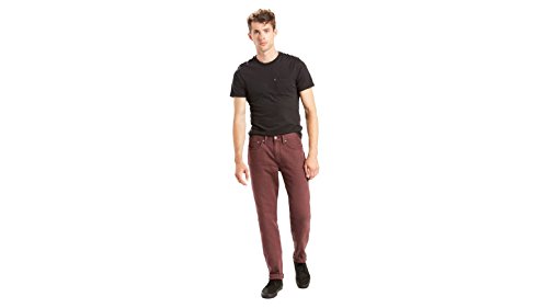 Levi's Men's 514 Straight Fit Stretch Jeans - 30W x 32L - Wine Tasting/Padox Canvas