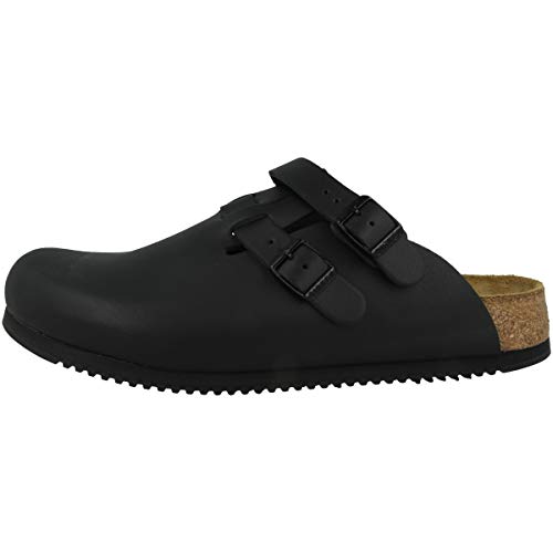 Birkenstock Kay Super Grip Leather Black - Professional Shoes for Women & Mens US M 12