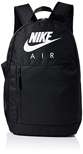Nike Y NK ELMNTL BKPK-GFX FA19, Black/Black/(White), 20L