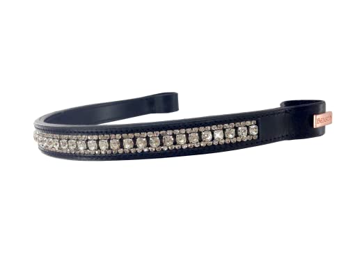 Luminocity Gala Dressage Queen Browband - Beasties (Straight, Full/Warmblood 17')