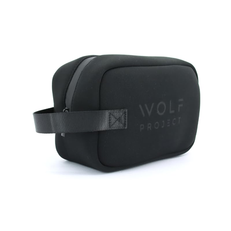 Wolf Project Neoprene Dopp Kit For Men, Toiletry Bag, Travel Kit, Accesories Organizer, Water Resistant