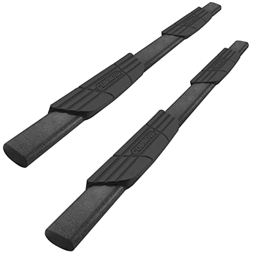 COMNOVA 4.5' Side Steps Running Boards Compatible with 2019-2024 Dodge Ram 1500 Crew Cab New Body Style (NOT for 19-24 Classic),Oval Texturel Side Bars Step Rails Nerf Bars (Heavy Texture)