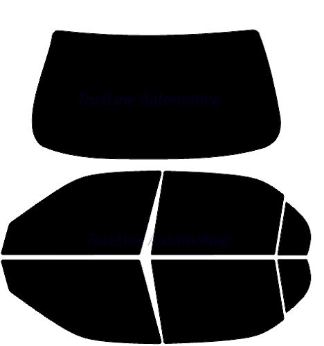 TRUE LINE Automotive DIY Car Window Tinting Kit - Customize Shade: 5%, 20%, 35%, 50% for All Sides & Back Windows - Precut Tint Blocks 99% UV Rays