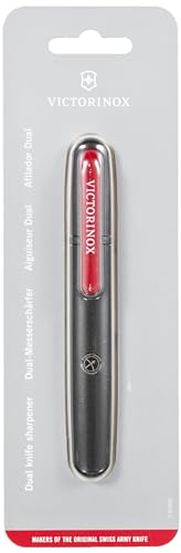 Victorinox 4.3323-X1 Pocket Knife Sharpener Perfect Portable Solution for Sharpening All Your Straight Blades in Black 9.1 inches