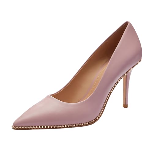COACH Women's Pumps Waverly Pump, Color Light Rose, Size 8