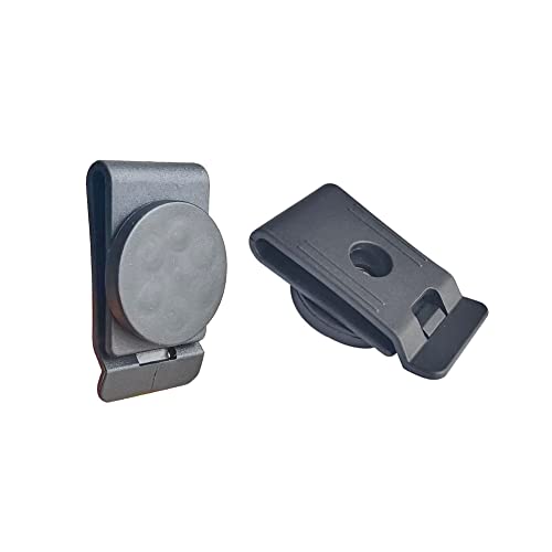 XXHong Belt Magnetic Clips Heavy Duty Magnetic Tool Holder Black Magnet Belt Organizer for Screws Nails Screwdrivers Wrench Metal Accessories 2 PCs