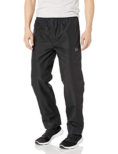 Helly-Hansen Men's Dubliner Waterproof Windproof Rain Pant, Black, Large