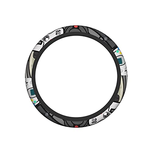 Video Game Controllercar Steering Wheel Cover for Women Men,Universal 15 Inches Anti-Slip Elasticity Protective Cover