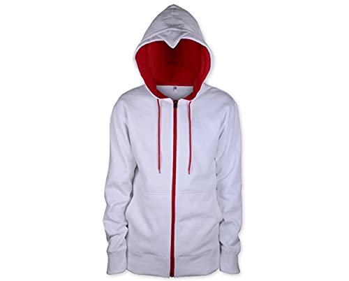 Ubi Workshop Assassin's Creed Beaked Hoodie Unisex Official Ubisoft Collection (X-Small) White
