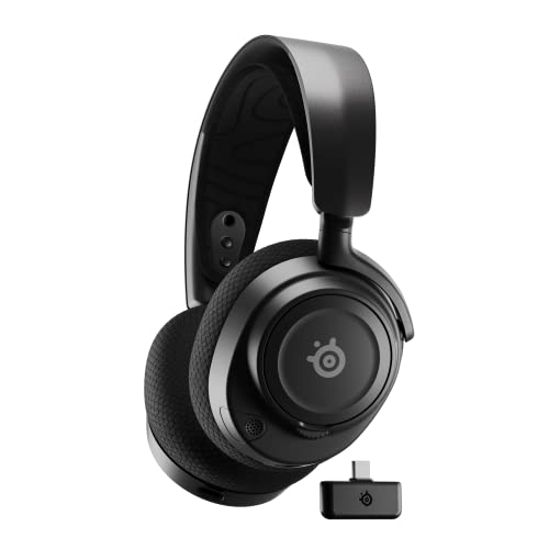 SteelSeries Arctis Nova 7 Wireless Multi-Platform Gaming Headset — Neodymium Magnetic Drivers — 2.4GHz + Mixable Bluetooth — 38Hr USB-C Battery — ClearCast Gen2 AI Mic — PC, PS5, Switch, VR, Mobile