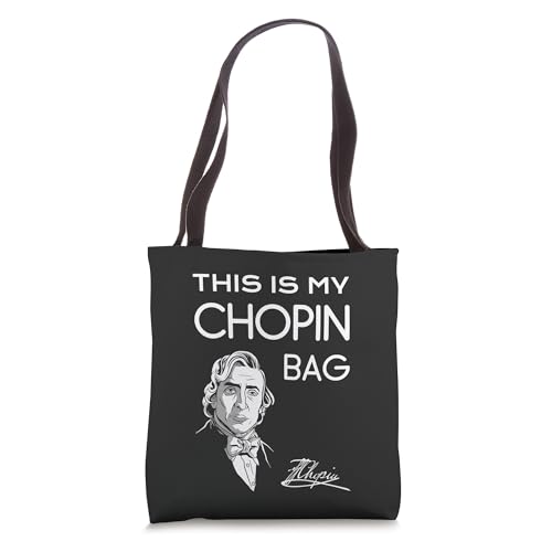 This Is My Chopin Bag Funny Pianist Musician Music Gift Tote Bag