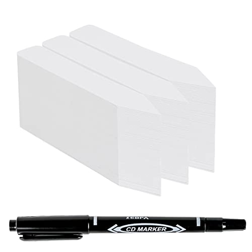 Plant Labels 4 Inch 300Pcs Plastic Plant Name Tags for Seedlings Garden Labels Markers Nursery Plant Tags Seed Labels Plant Label Stakes with Permanet Marking Pen Plant Markers for Outdoor Garden