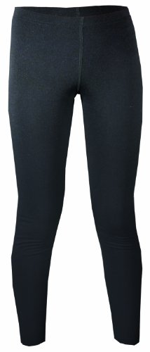 Hot Chillys Youth MTF Originals Ankle Tight Midweight Body Fit Base Layer (Can Packaging) - Black, Large