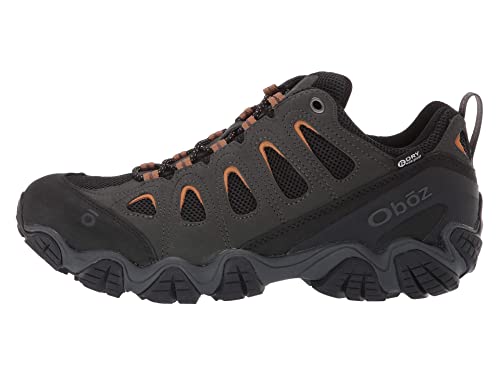 Oboz Sawtooth II Low B-Dry Hiking Shoe - Men's Shadow/Burlap 9 Wide