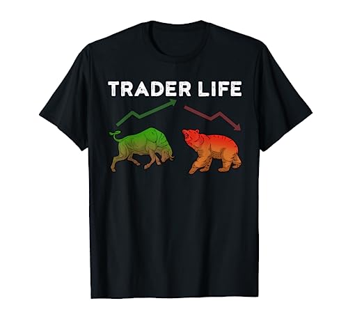 Trader T-Shirt Stock Tshirt Day Trading Shirt Market Forex T-Shirt