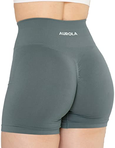 AUROLA Intensify Workout Shorts for Women Seamless Scrunch Short Gym Yoga Running Sport Active Exercise Fitness Shorts