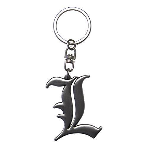 ABYSTYLE Death Note L 3D Metal Keychain Anime Manga Accessories Merch Gift