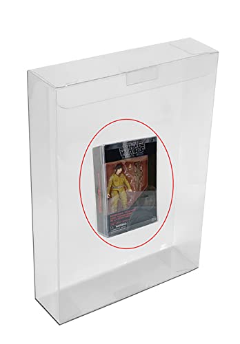 CHILDMORY 10PCS Protector Case Clear Plastic Protection Sleeve Display Box for Star Wars Black Series 6 Inch Figures