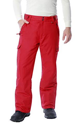 Arctix Men's Snow Sports Cargo Pants, Vintage Red, X-Large/32' Inseam