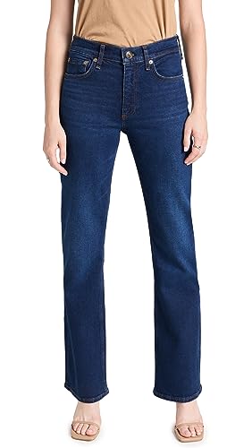 rag & bone Women's Peyton Bootcut Jeans, Clarissa, Blue, 27