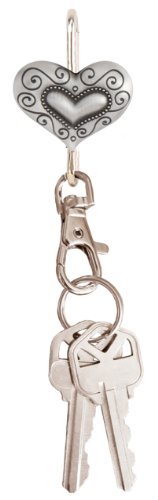 Finders Key Purse Original, Patented Keychain Purse Hook, Key Holder with Clasp and Cute, Trendy Charm Heritage Hearts