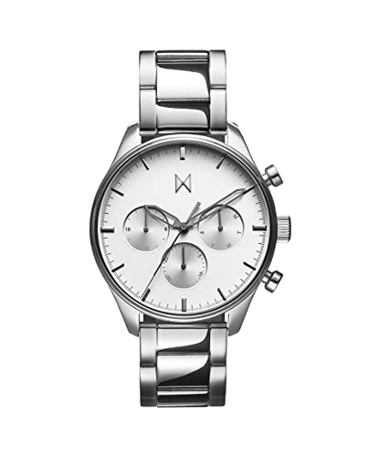 MVMT Men’s Airhawk - Pilot Watch for Men - Military Analog Men’s Wristwatch - Stainless Steel Aviator Watch - Minimalist Water-Resistant 5 ATM/50 Meters Timepiece - Interchangeable Watch Bands - 42mm