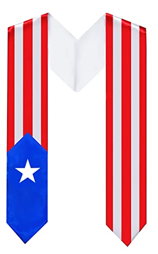 Puerto Rico Graduation Stole | Puerto Rican Graduation Sash | Puerto Rican Stole for Graduation