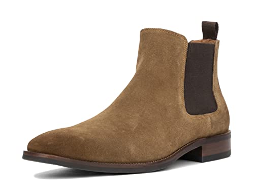 Vintage Foundry Co. Evans Men’s Formal Chelsea Boot, Slip on, Flat Sole, Round Toe, Rubber Outsole; Size 10