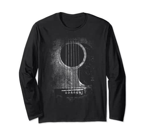 Acoustic Guitar Six String Classic Rock & Roll Long Sleeve T-Shirt
