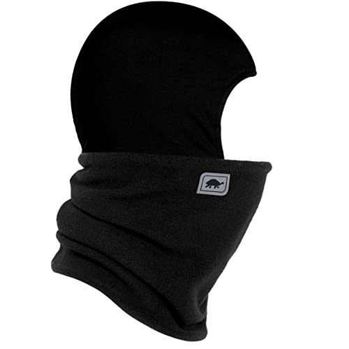 Turtle Fur Shellaclava Chelonia 150 Fleece Neck Warmer Helmet Liner Winter Balaclava Hood, Black