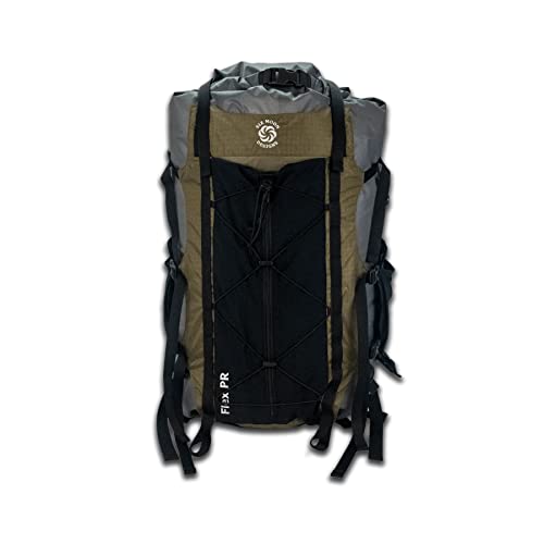 Six Moon Designs Flex PR PLUS Pack Rafting Backpack 58.6 oz - 1660 g (Green, Small)