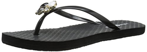 LINDSAY PHILLIPS Women's Kelli Flip Flop, Black, 9 M US
