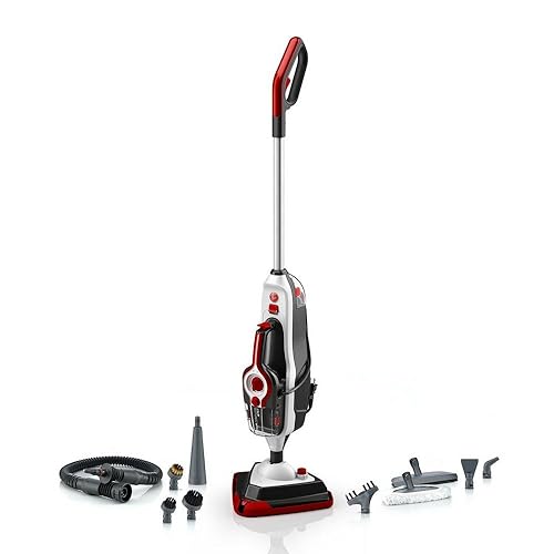 Hoover Steam Complete Pet Steam Mop, Cleaner for Tile and Hard Floor, WH21000, White