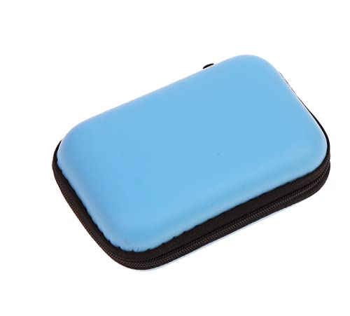 000 Mini Bag Portable Shockproof Storage Box Compact Waterproof Case for Go pro Hero 7 6 5 4 3 Xiaomi Yi 4K MIJIA Action Camera (Blue)