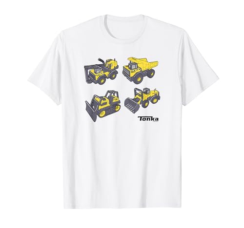 Tonka Construction Types Of Trucks Logo T-Shirt