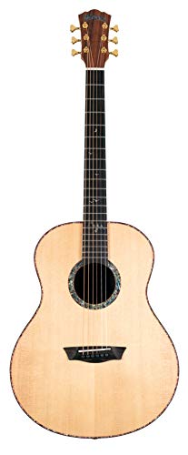 Washburn Bella Tono 6 String Acoustic Guitar, Right, Gloss Natural (BTS24S-D)