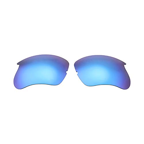Walleva Replacement Lenses For Bolle Parole Sunglasses - Multiple Options available (Ice Blue Coated - Polarized)