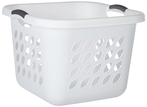 Sterilite 12178006 Laundry Basket, 19' L x 19' W x 13.88' H(Pack of 1), White(Pack of 1)