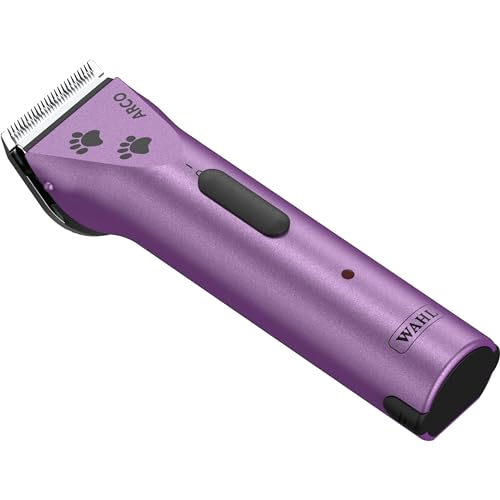 Wahl Professional Animal Arco Pet, Dog, Cat, and Horse Cordless Clipper Kit, Purple (8786-1001)