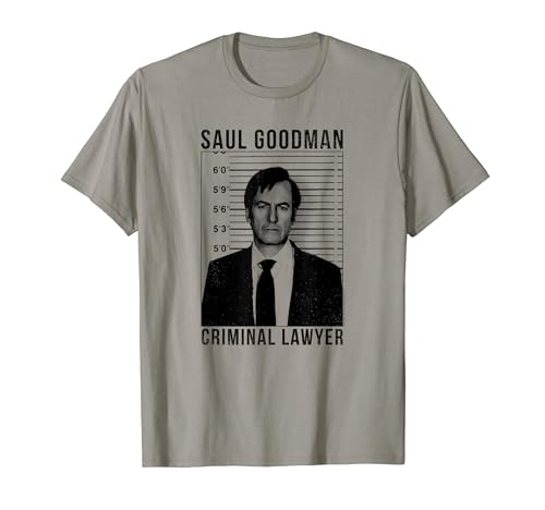 Better Call Saul Criminal Lawyer Mugshot T-Shirt