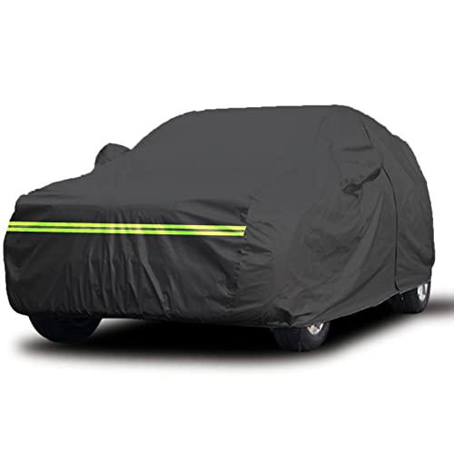 Car Cover Compatible with DS DS3 DS4 DS5 DS7 All Weather Car Cover with Night Reflective Waterproof Anti-Snow dust-Proof Scratch Resistan (Color : A, Size : DS4)