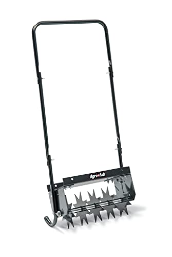 Agri-Fab 16-In Push Spike Aerator, Black