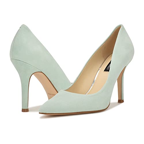 Nine West Flax Pump Light Mint Suede 7.5 M