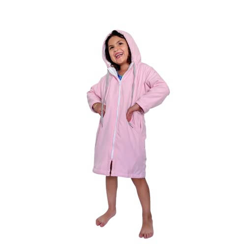 MACAR sport TOWEL swimming parka, waterproof fabric on the outside, dry jacket for kids and adults